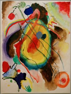 Entwurf zu einem Wandbild für Edwin R. Campbell von Wassily Kandinsky