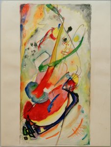 Entwurf zu einem Wandbild für Edwin R. Campbell Nr. 1 von Wassily Kandinsky