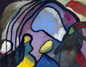 Studie für Improvisation 10 - Gemälde von Vassily Kandinsky von Wassily Kandinsky