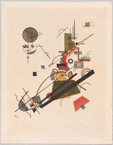 Fröhlicher Aufstieg, 1923 von Wassily Kandinsky