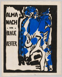 Holzschnitt für den Almanach "Der Blaue Reiter" von Wassily Kandinsky