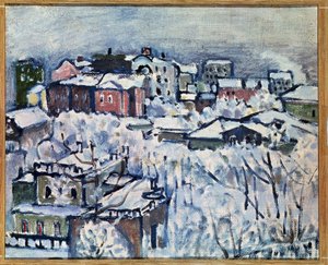 Wintertag. Smolenski Boulevard von Wassily Kandinsky