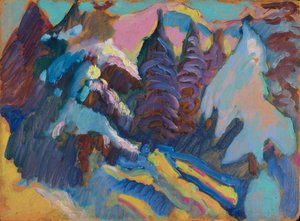 Kochel - Verschneite Bäume von Wassily Kandinsky