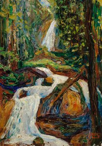 Kochel - Wasserfall I von Wassily Kandinsky