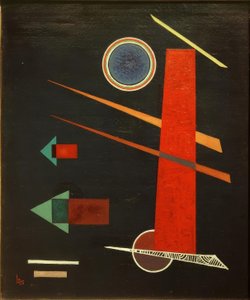 Mächtiges Rot von Wassily Kandinsky