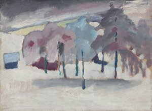 Murnau – Bäume im Schnee von Wassily Kandinsky