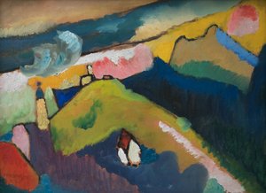 Murnau – Berglandschaft mit Kirche