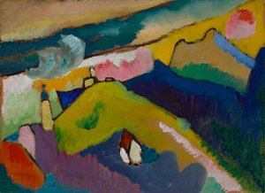 Murnau – Berglandschaft mit Kirche