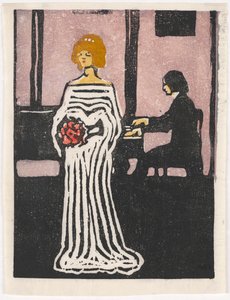 Sängerin (Zweiter Zustand) von Wassily Kandinsky