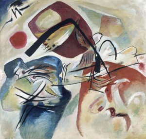 Mit dem Schwarzen Bogen von Wassily Kandinsky