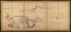 Acht Ansichten der Xiao- und Xiang-Flüsse von Watanabe Shiko