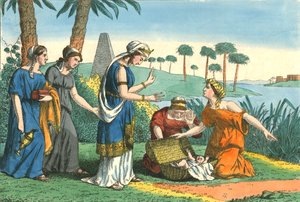 Die Entdeckung des Moses, 19. Jahrhundert