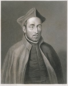 Ignatius von Loyola, graviert von W. Holl, aus Weltreligion, veröffentlicht von A. Fullarton & Co. von Weirix