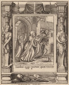 Äbtissin, 1651 von Wenceslaus Hollar