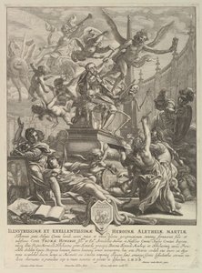 Allegorie auf den Tod des Earl of Arundel, ca. 1646 von Wenceslaus Hollar
