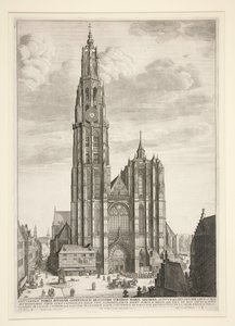 Kathedrale von Antwerpen von Wenceslaus Hollar
