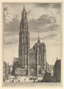 Antwerpener Kathedrale Prospectvs Tvrris Ecclesiæ Cathedralis