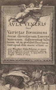 Aula Veneris: Titelseite, 1644 von Wenceslaus Hollar