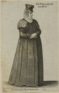 Bürgerfrau von Bern von Wenceslaus Hollar