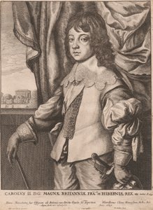 Carolus II. D.G: Magnæ Britanniæ Fra. et Hiberniæ Rex etc. von Wenceslaus Hollar