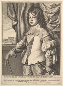 Karl II., 1649 von Wenceslaus Hollar