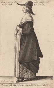 Ehefrau eines Londoner Bürgers oder Handwerkers, 1643