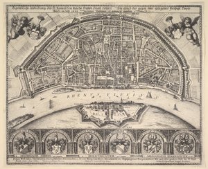Köln und Deutz, 1635 von Wenceslaus Hollar