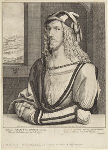 Dürer als junger Mann von Wenceslaus Hollar