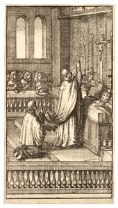 Erhebung der Hostie von Wenceslaus Hollar