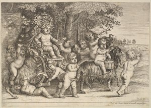 Elf Jungen und drei Ziegen, 1625-77