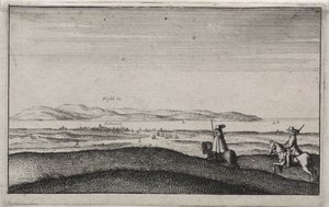 Englische Ansichten: Isle of Wight von Portsmouth von Wenceslaus Hollar