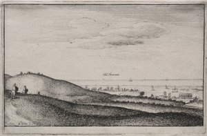 Englische Ansichten: Old Shoreham, 1645