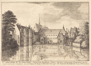 Abtei Groenendael von Wenceslaus Hollar