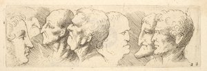 Kopfstudien von Wenceslaus Hollar