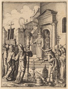 Jesus vor Pilatus von Wenceslaus Hollar