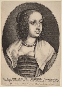 Lady Catherine Howard von Wenceslaus Hollar