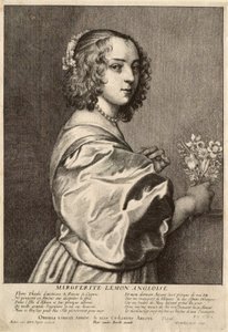 Marguerite Lémon Angloise von Wenceslaus Hollar