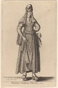 Mulier Aulica Turca von Wenceslaus Hollar