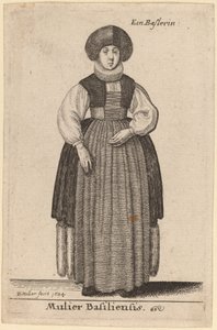 Basler Frau von Wenceslaus Hollar