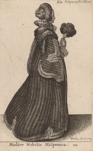 Mulier Nobilis Hispanica von Wenceslaus Hollar