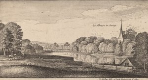 In der Nähe von Albury, 1645 von Wenceslaus Hollar