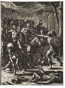Nisus tötet Volscens. Zustand 2