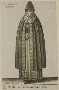Bäuerin aus Böhmen von Wenceslaus Hollar