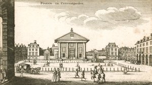 Piazza, Covent Garden, London von Wenceslaus Hollar