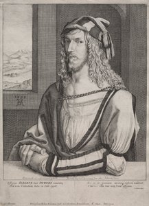 Porträt von Albrecht Dürer im Alter von 26 Jahren
