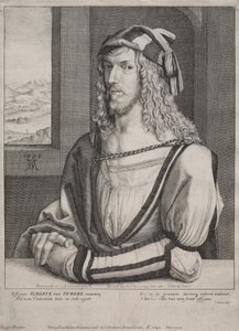 Porträt von Albrecht Dürer im Alter von 26 Jahren