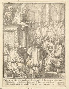 Prediger, aus dem Totentanz, 1651