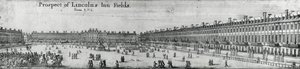 Aussicht auf Lincolns Inn Fields, ca. 1650