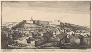 Aussicht auf den inneren Teil von Tanger, ca. 1670 von Wenceslaus Hollar