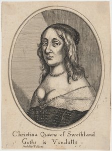 Königin Christina von Wenceslaus Hollar
